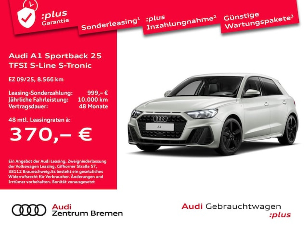 Audi A1 Sportback S-Line S-Tronic 25 TFSI
