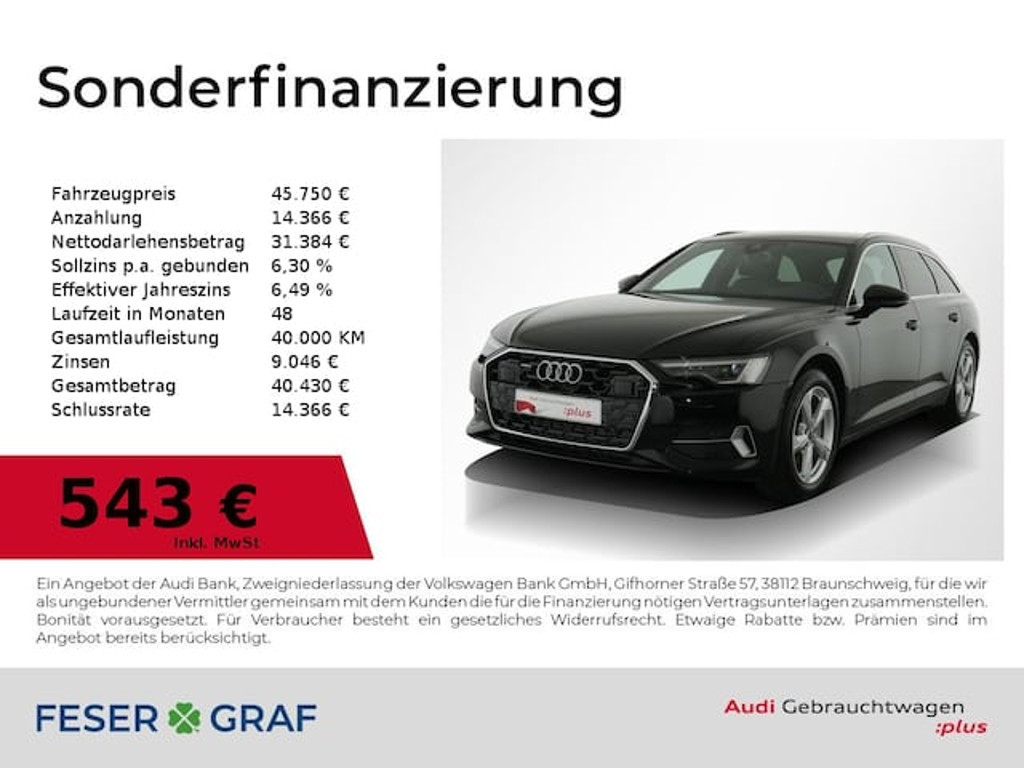 Audi A6 Avant Quattro S-Tronic 45 TFSI