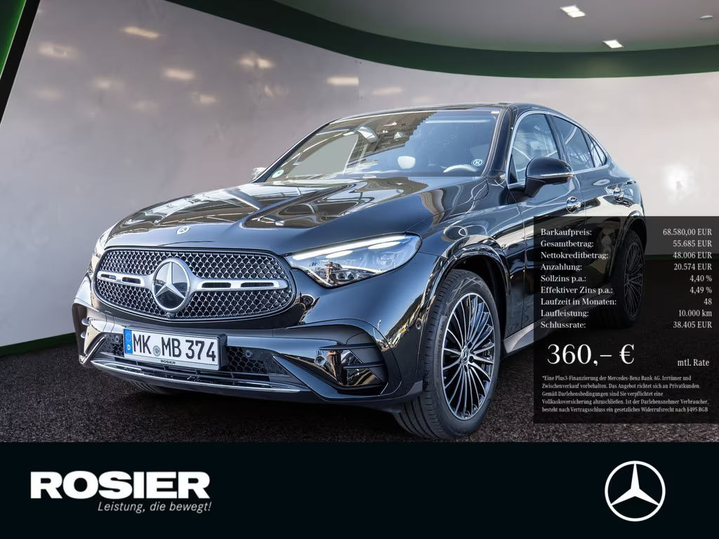 Mercedes-Benz GLC-Klasse GLC 220 4MATIC AMG Line Coupé Limousine Lang GLC 220 d