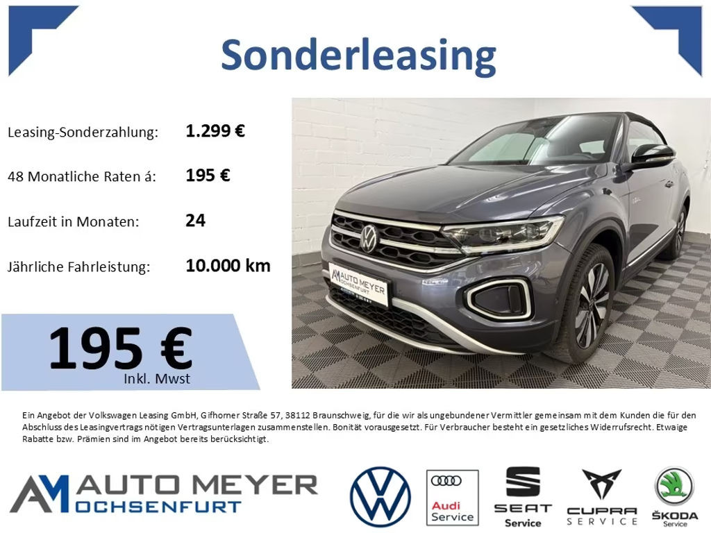 Volkswagen T-Roc Cabriolet 1.0 TSI