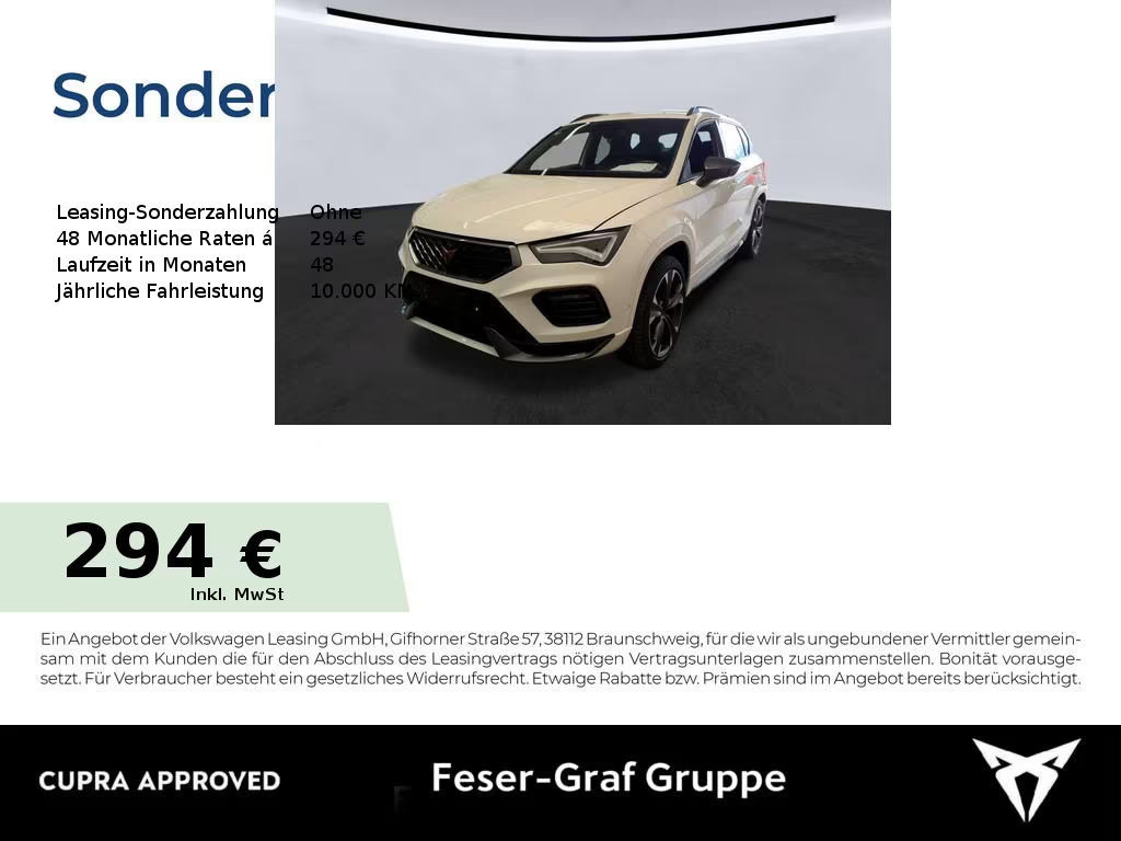 Cupra Ateca 2.0 TSI DSG VZ