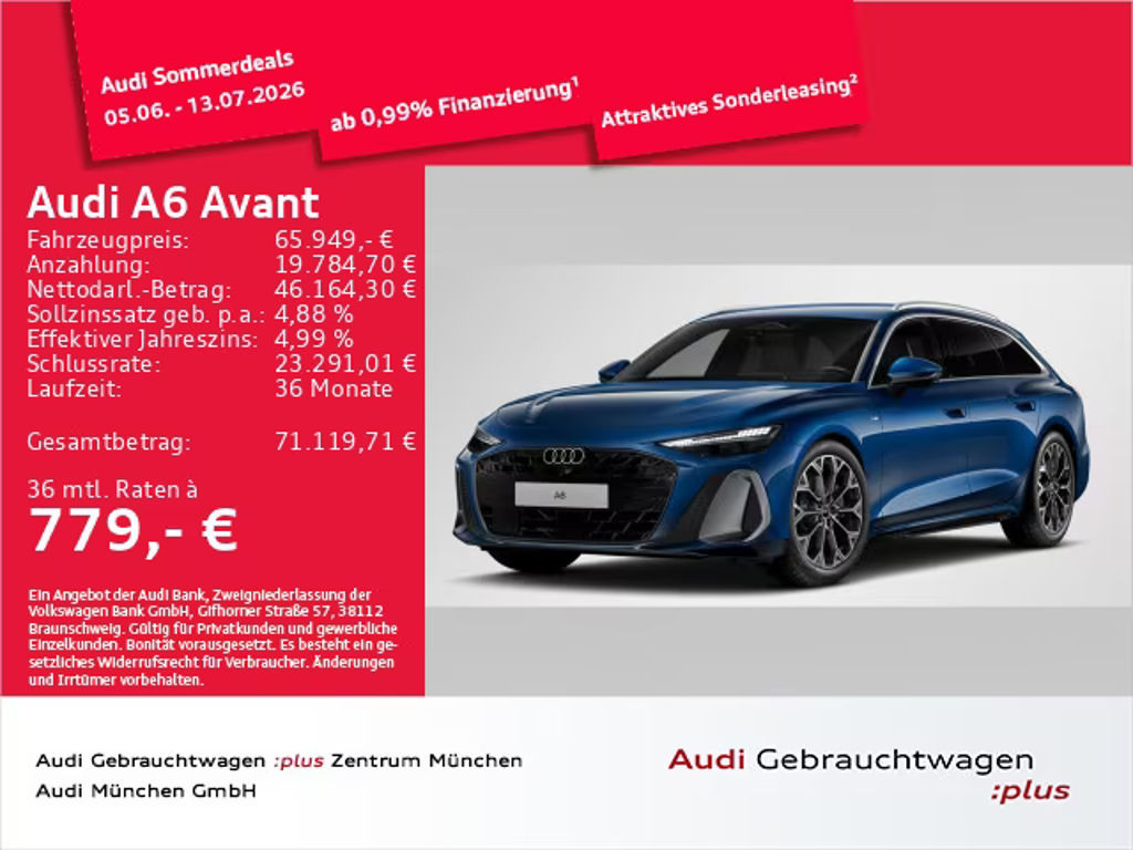 Audi A6 Avant Quattro S-Line S-Tronic