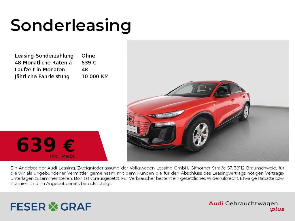Audi Q6 e-tron Sportback Quattro S-Line