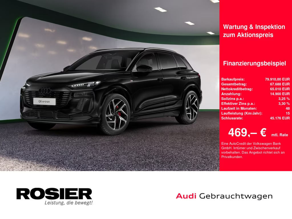 Audi Q6 e-tron S-Line Performance