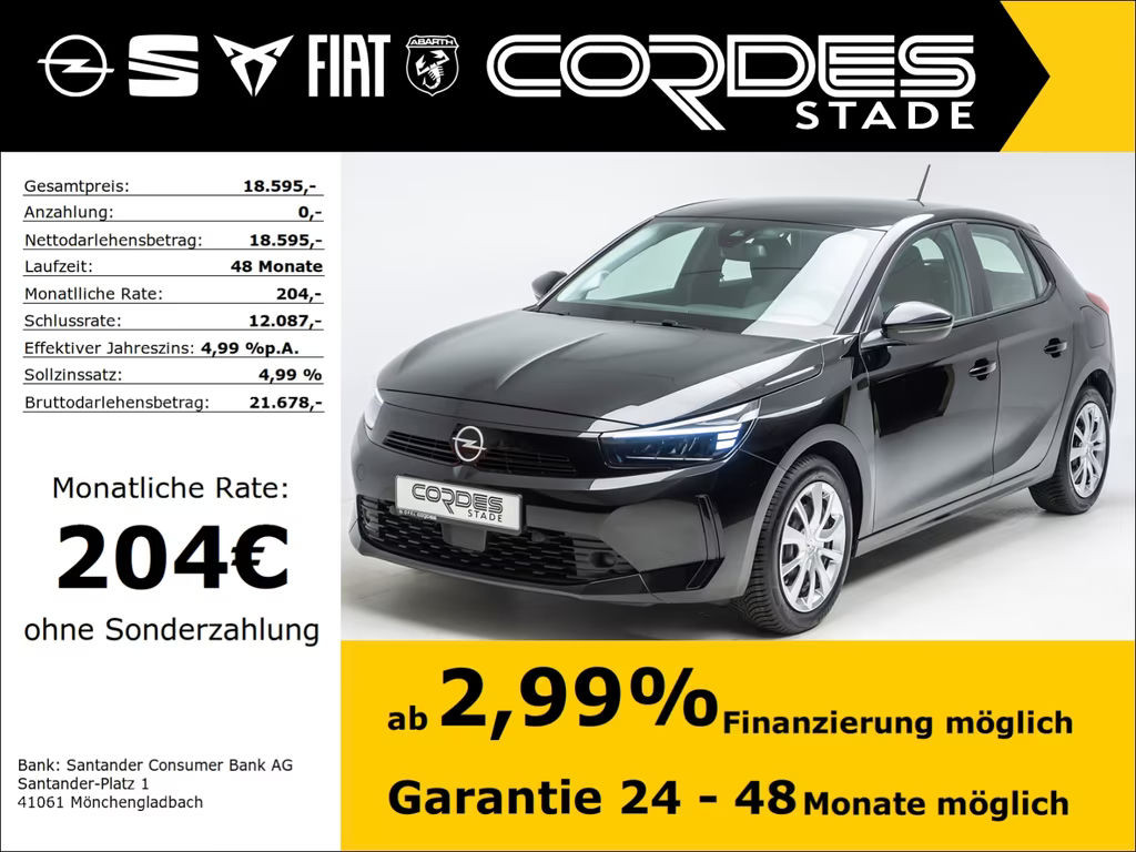 Opel Corsa F Edition Edition