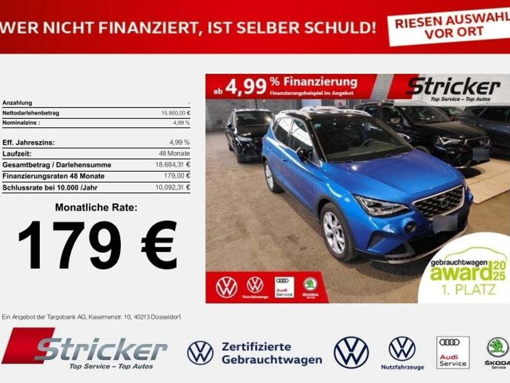 Seat Arona FR-lijn 1.0 TSI