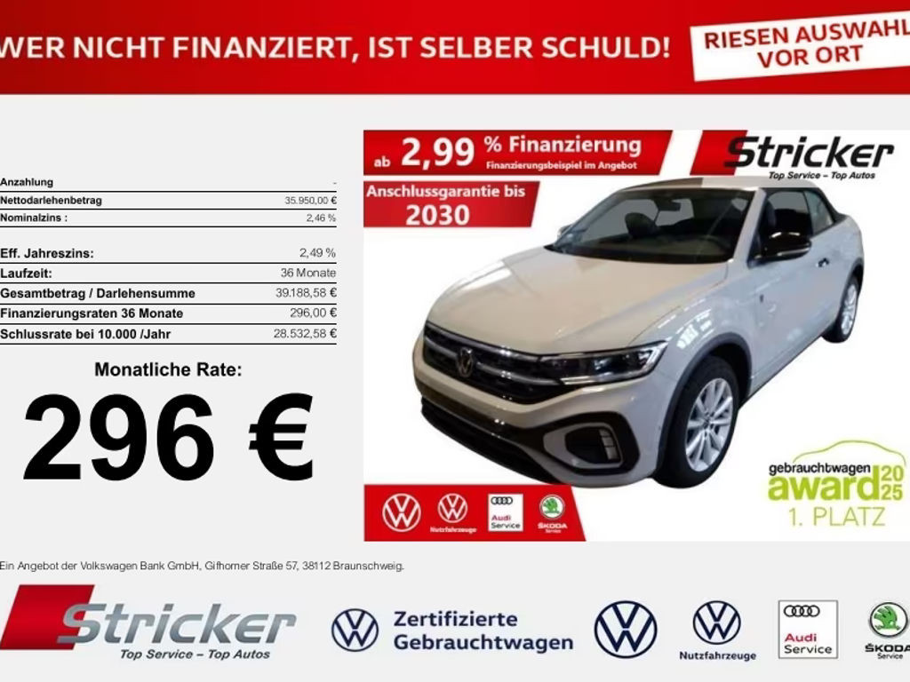 Volkswagen T-Roc Cabriolet