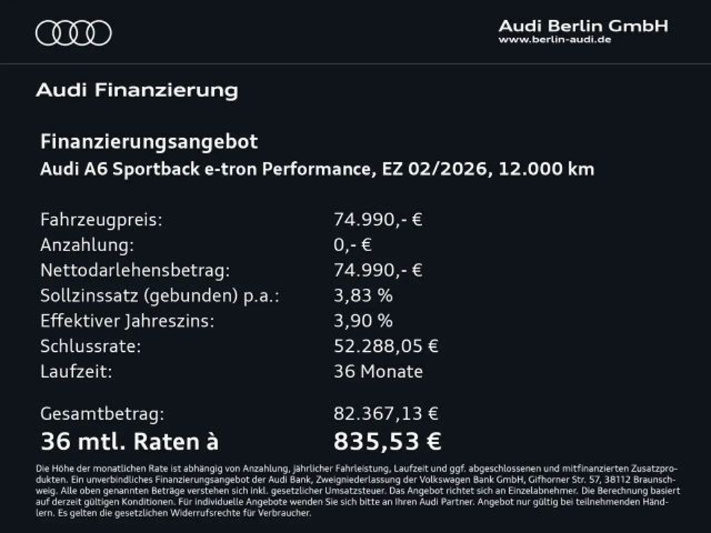 Audi A6 e-tron