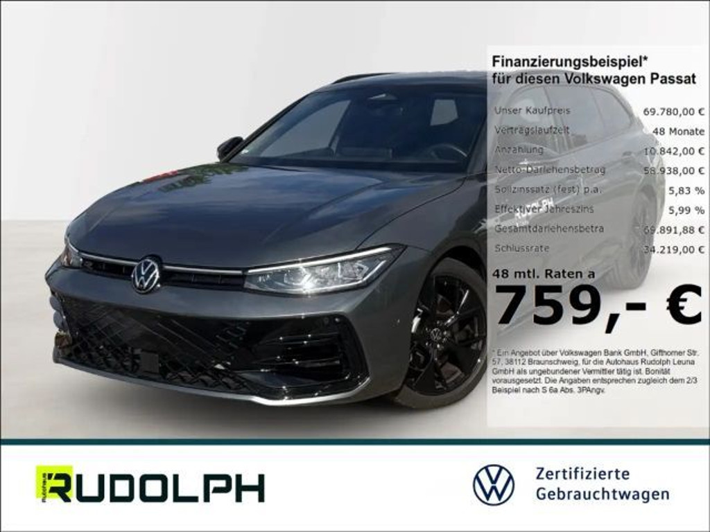 Volkswagen Passat 4Motion DSG R-Line 2.0 TSI