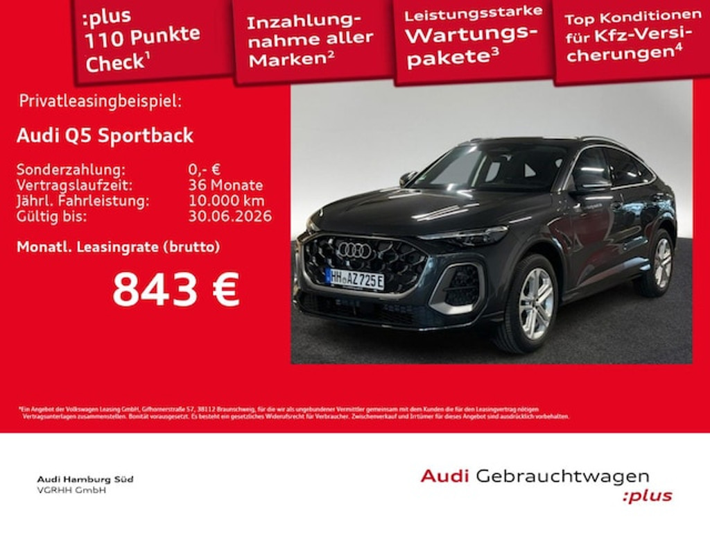 Audi Q5 Sportback Quattro S-Tronic Hybride