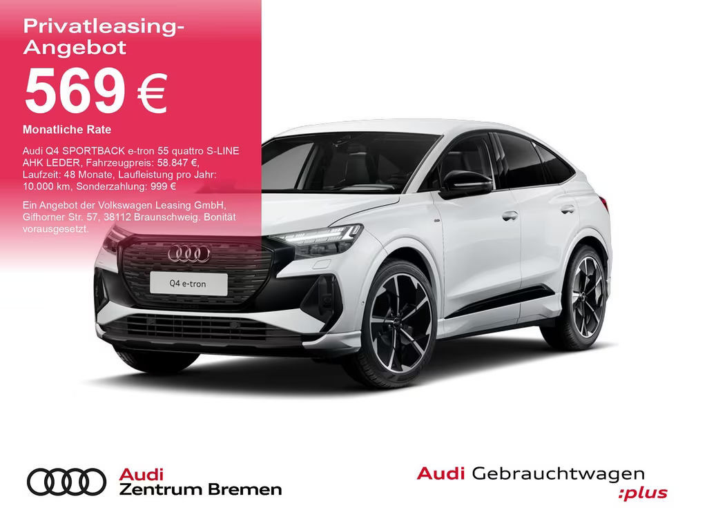 Audi Q4 e-tron Sportback Quattro S-Line