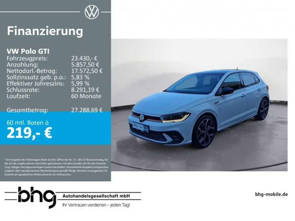 Volkswagen Polo DSG GTI 2.0 TSI