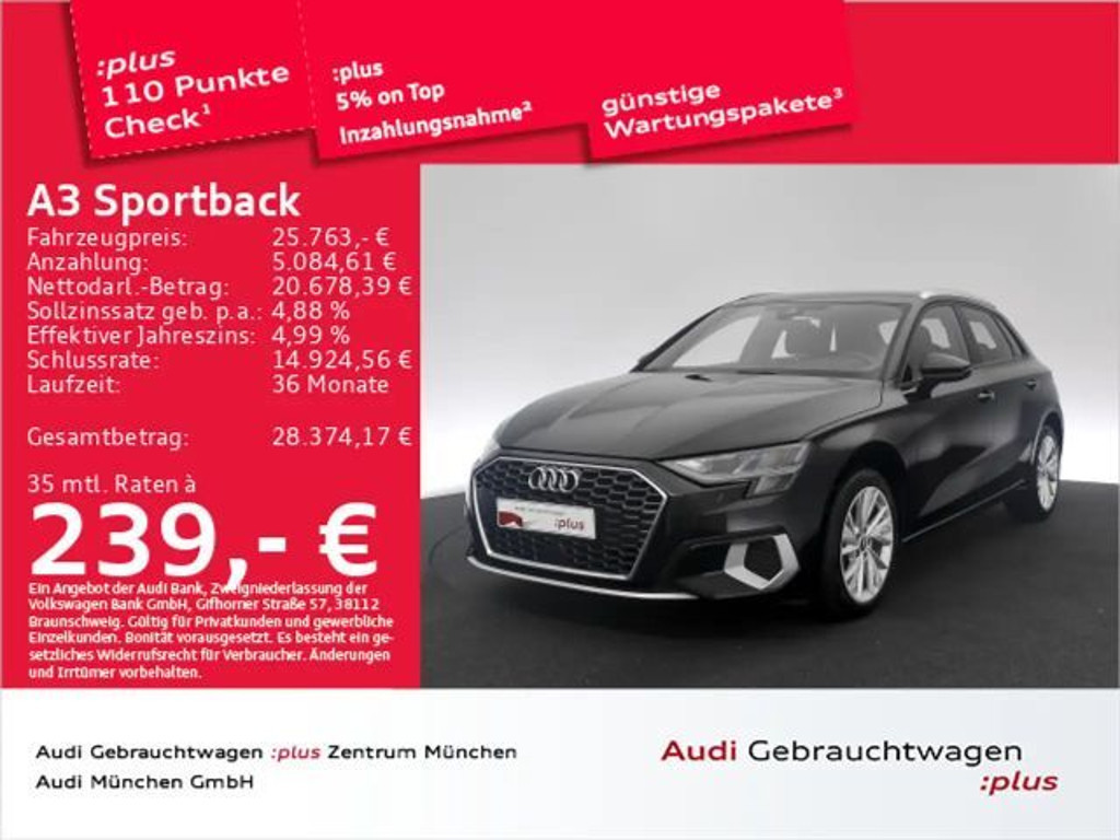 Audi A3 Sedan S-Tronic 35 TDI