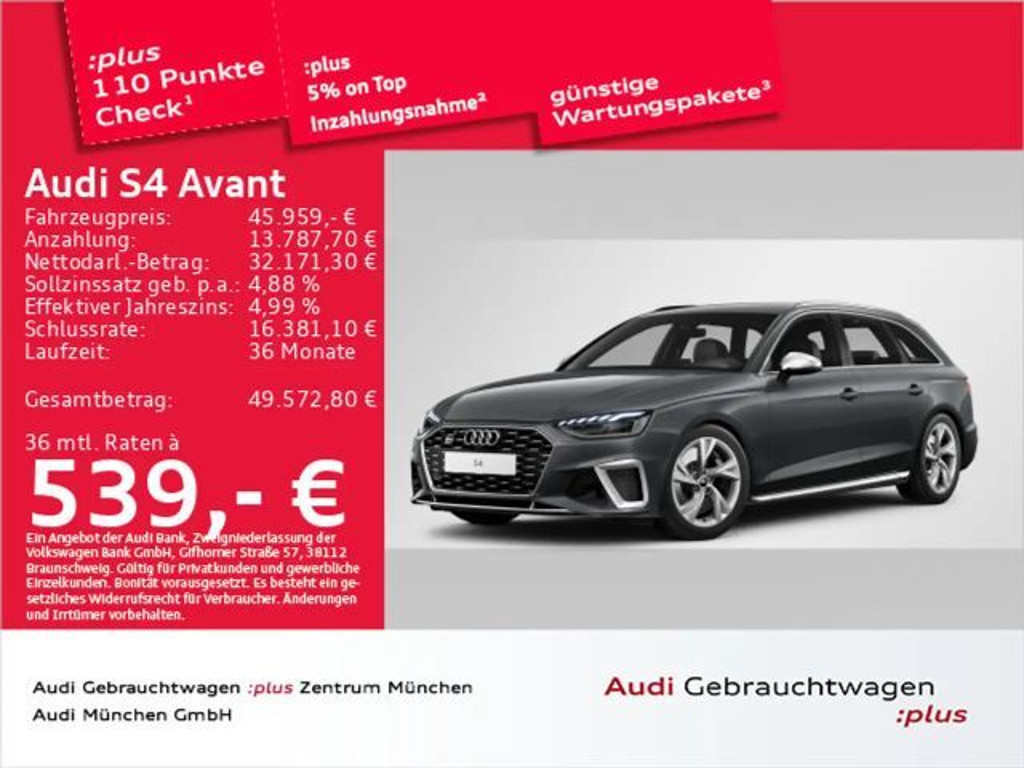Audi S4 TDI Navi+/PDC+