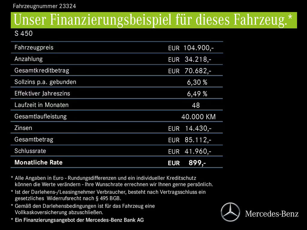 Mercedes-Benz S-Klasse