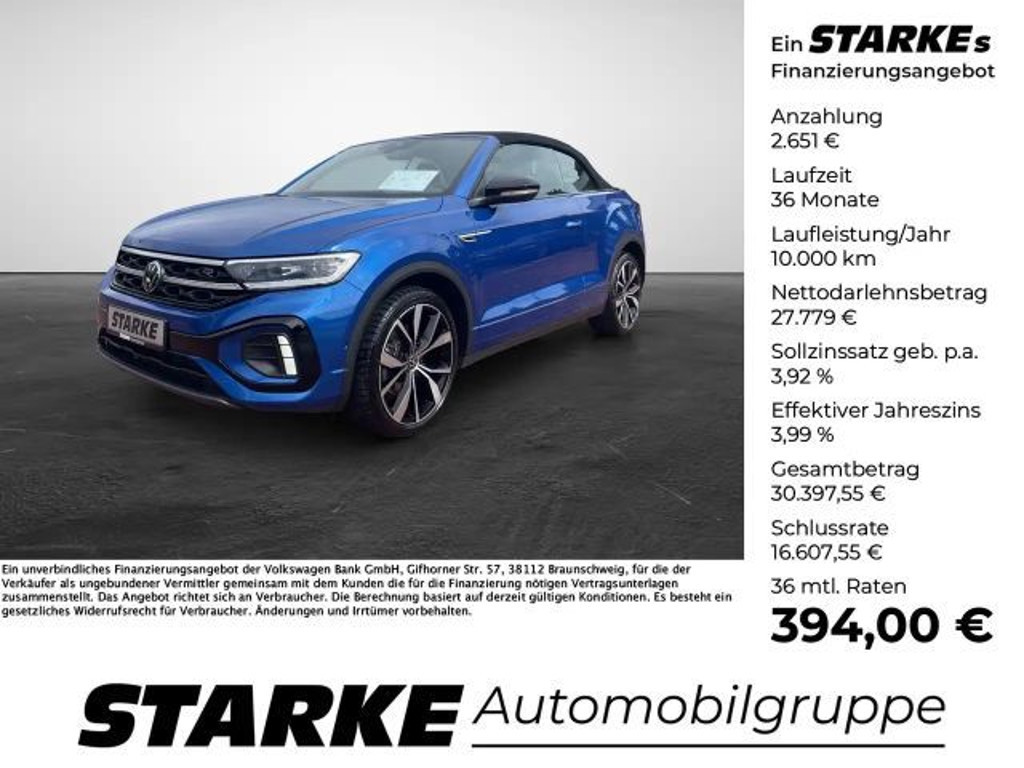 Volkswagen T-Roc DSG Style Cabriolet R-Line 1.5 TSI