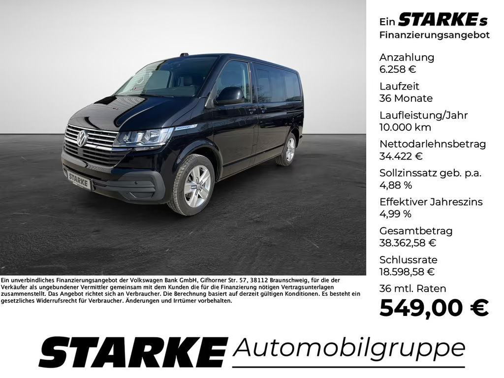 Volkswagen Multivan Comfortline DSG 2.0 TDI T6