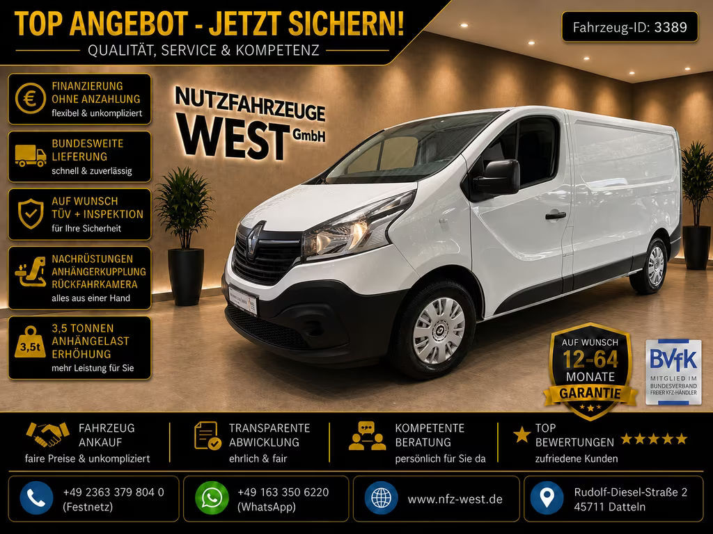 Renault Trafic Kasten L2-H1 3,0t Lang*Garantie*