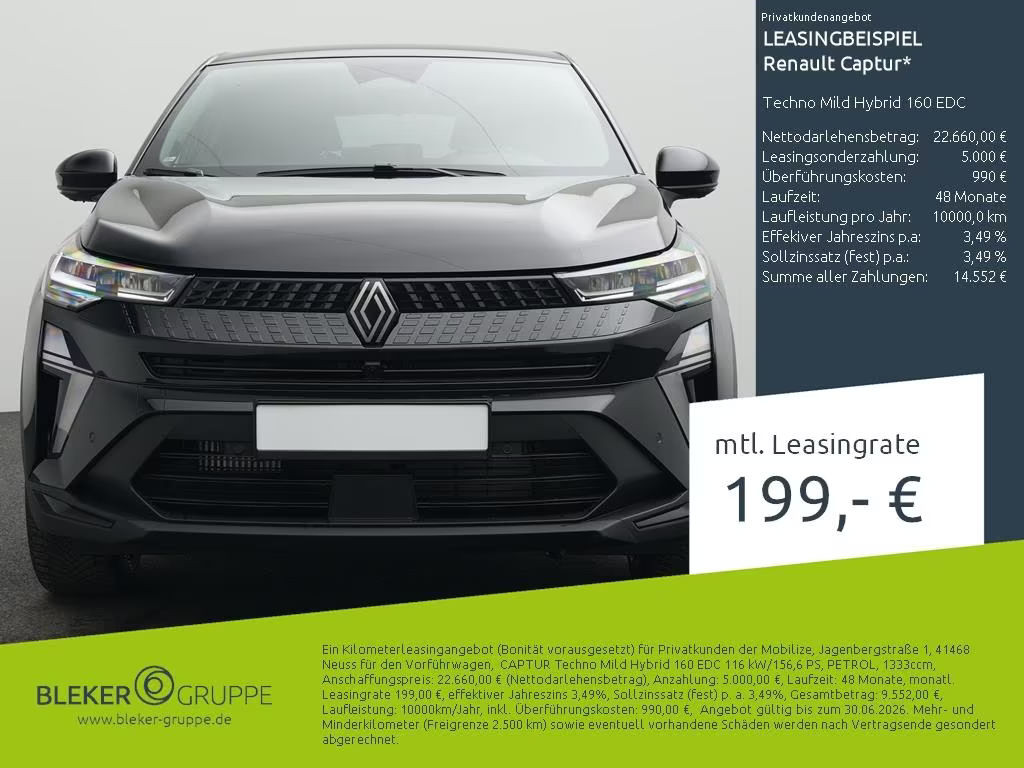 Renault Captur EDC Hybrid Techno