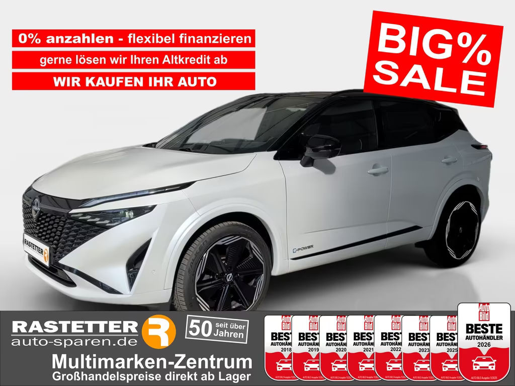 Nissan Qashqai e-POWER N-Design Leder+Pano+BOSE+20Z+ACC
