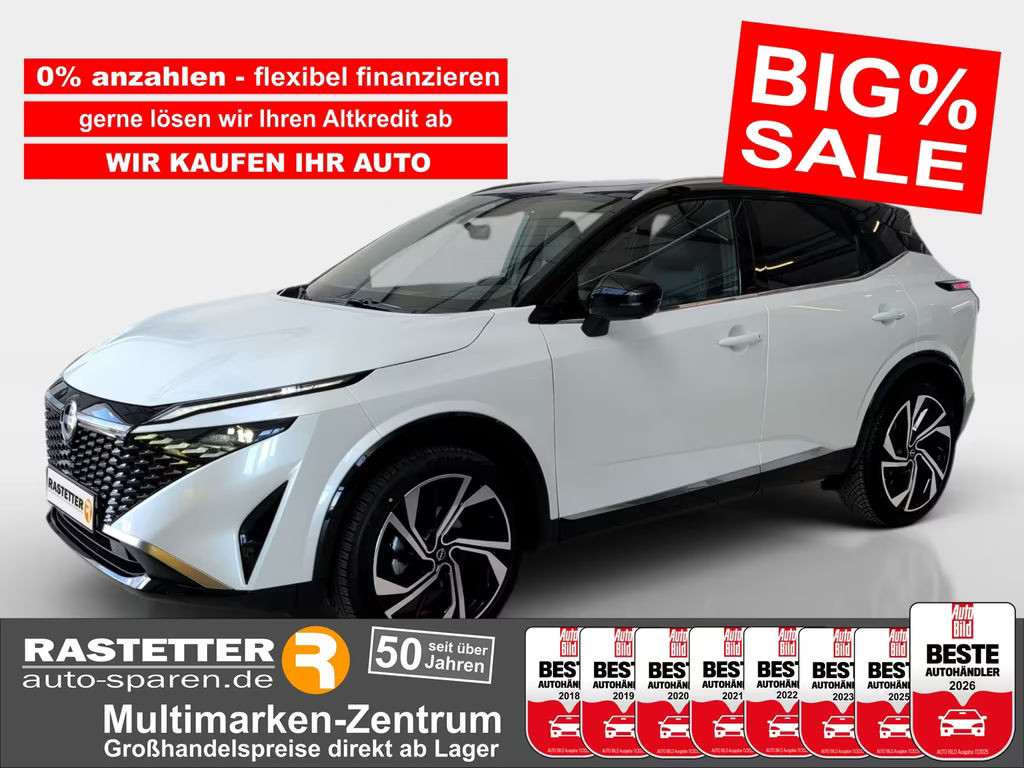 Nissan Qashqai teknaPlus Leder+Pano+20Z+BOSE+Matrix+Nav