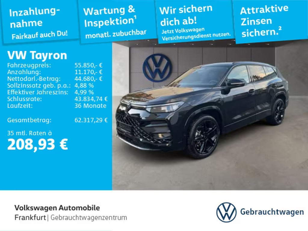 Volkswagen Tayron 4Motion DSG R-Line IQ.Drive 2.0 TDI