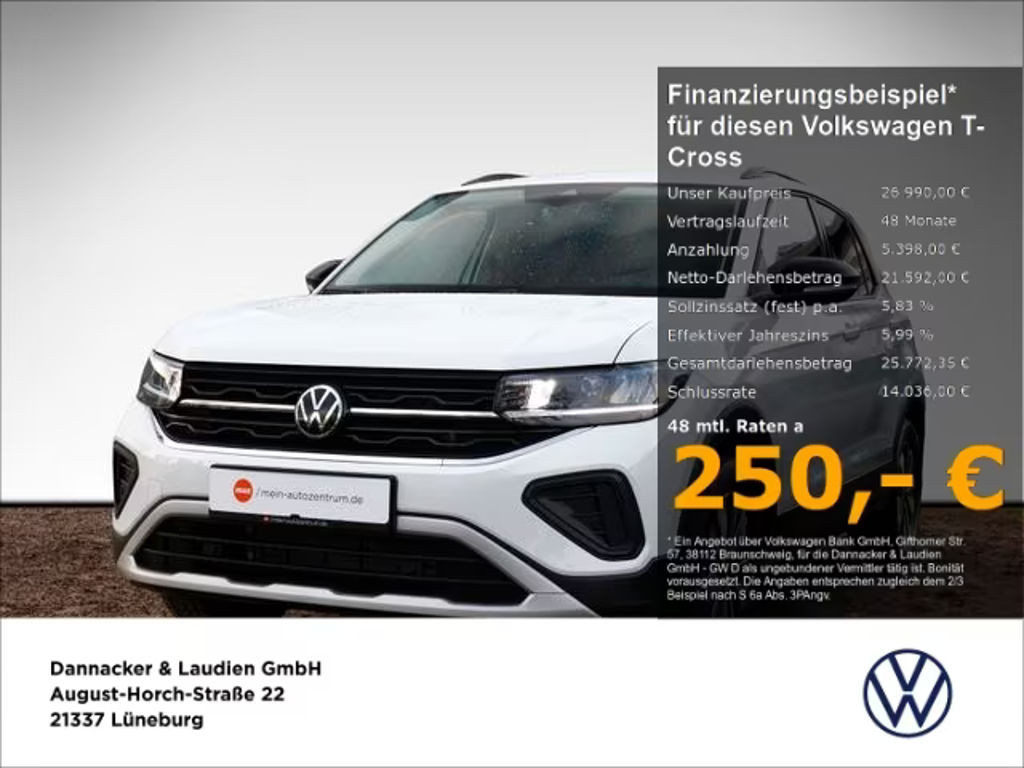 Volkswagen T-Cross 1.0 TSI
