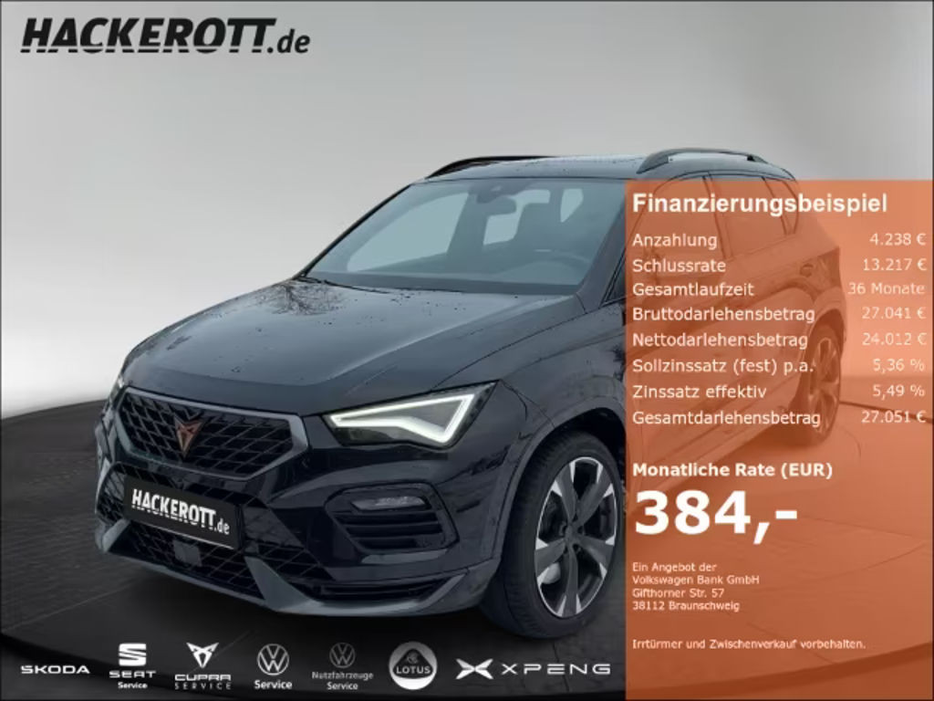 Cupra Ateca 4Drive 2.0 TSI DSG