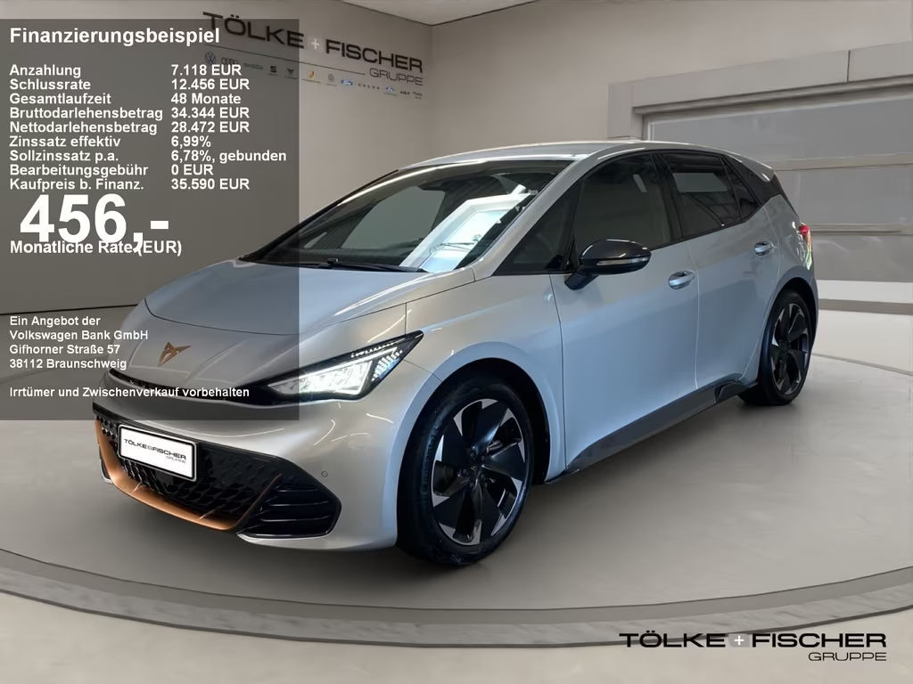 Cupra Born 170 W ACC AUT Kam. Navi Sportp. Virtual 360