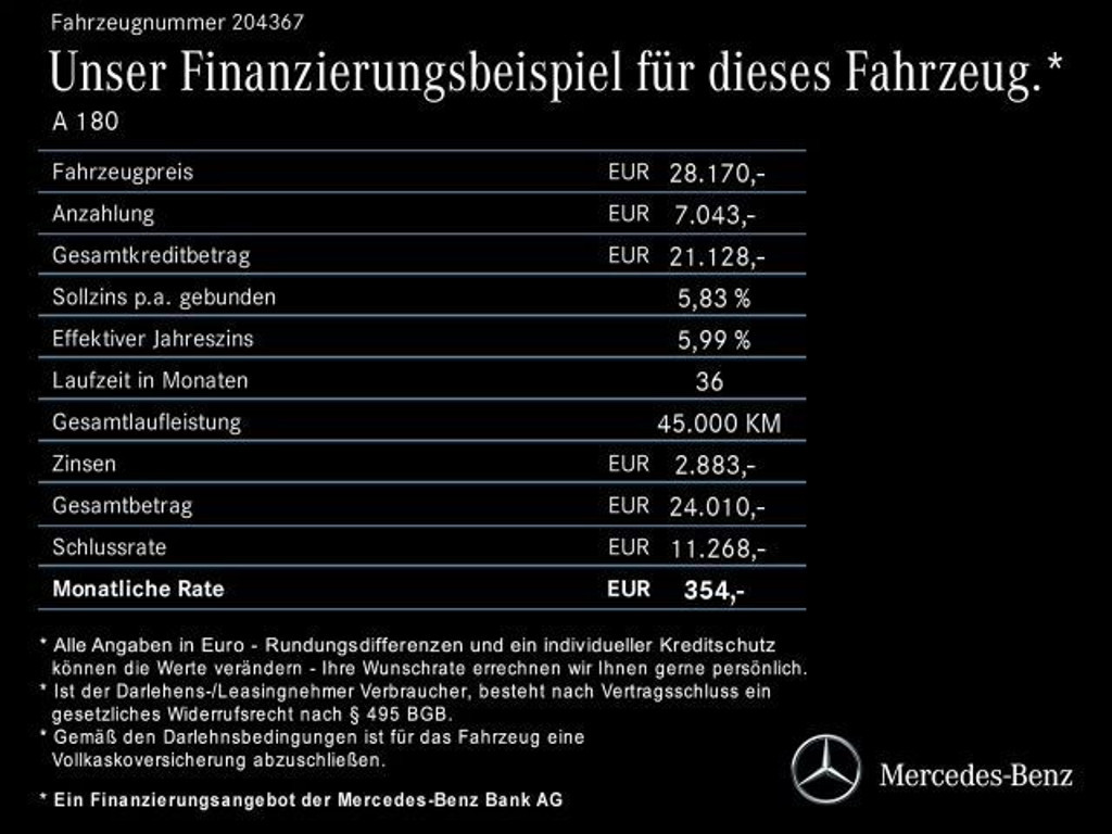 Mercedes-Benz A-Klasse