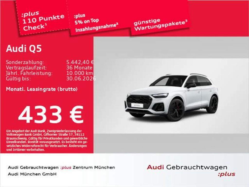 Audi Q5 Quattro S-Line S-Tronic Hybride 50 TFSI