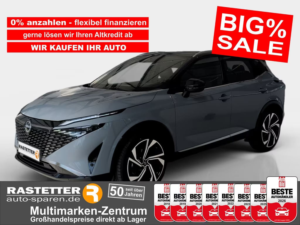 Nissan Qashqai teknaPlus Leder+Pano+20Z+BOSE+Matrix+Nav