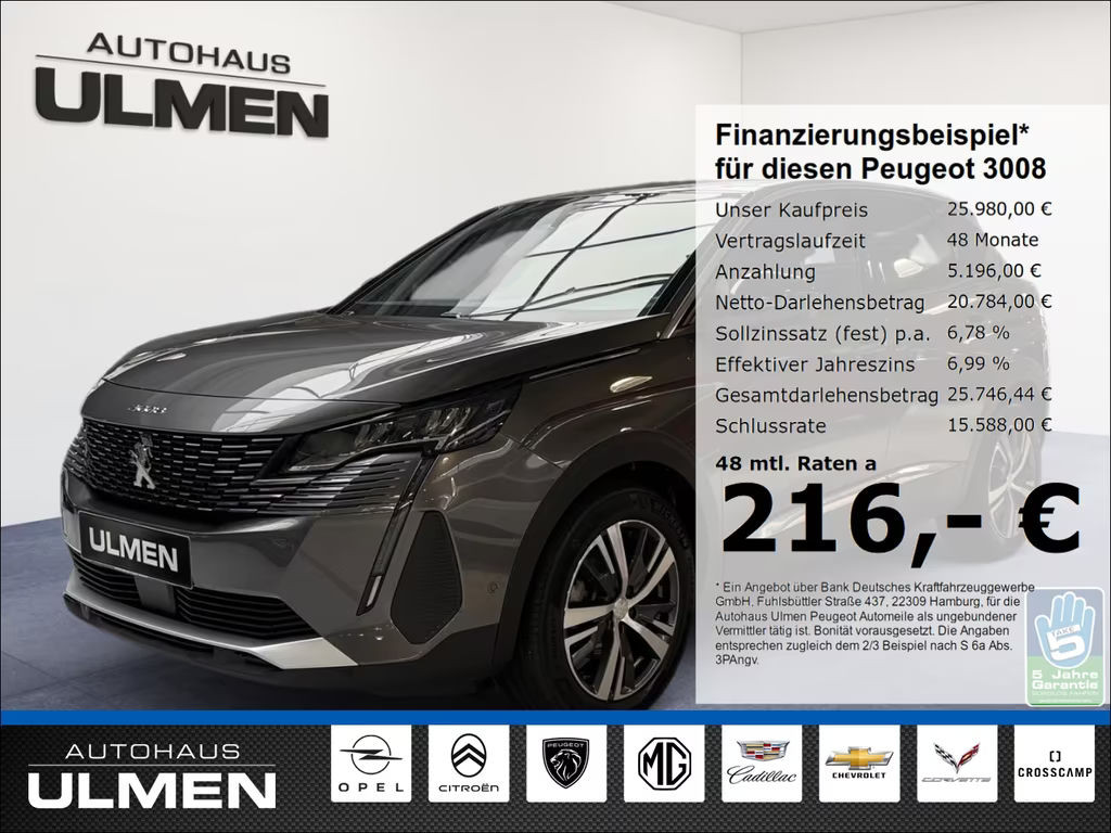 Peugeot 3008 Allure Pack Hybrid