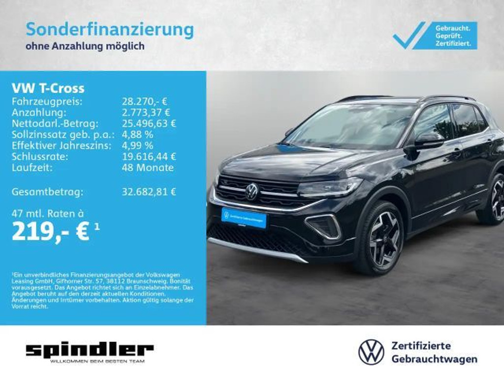 Volkswagen T-Cross DSG R-Line IQ.Drive