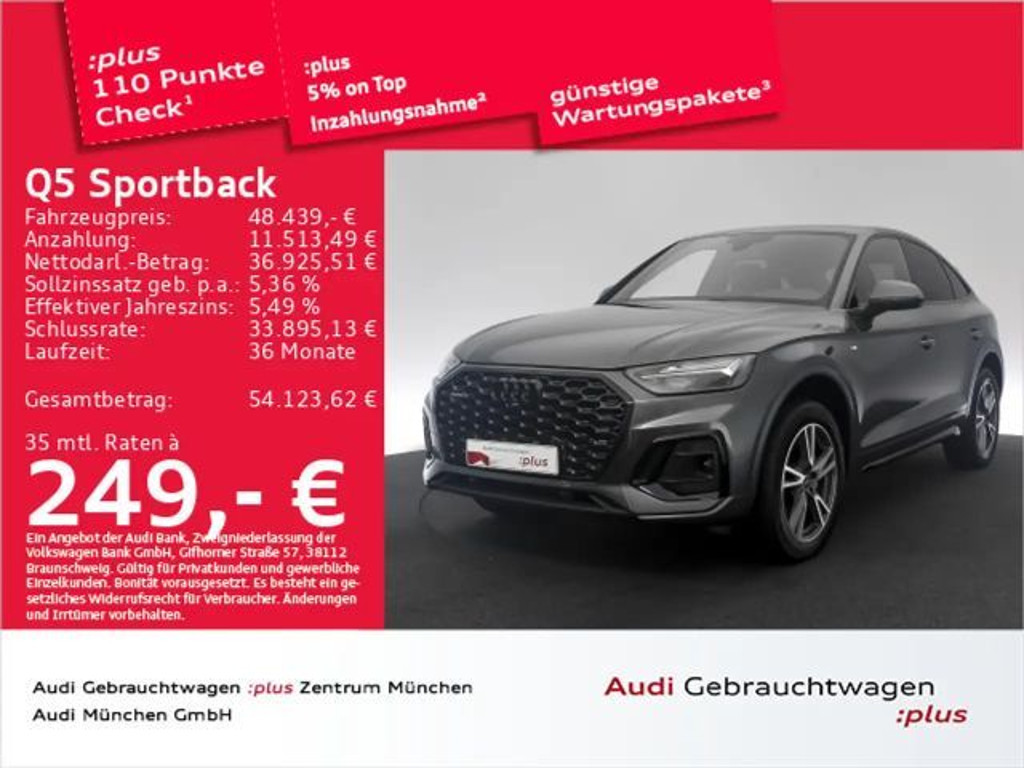 Audi Q5 Quattro S-Line S-Tronic 40 TDI
