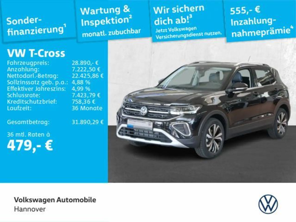 Volkswagen T-Cross DSG Style 1.0 TSI IQ.Drive