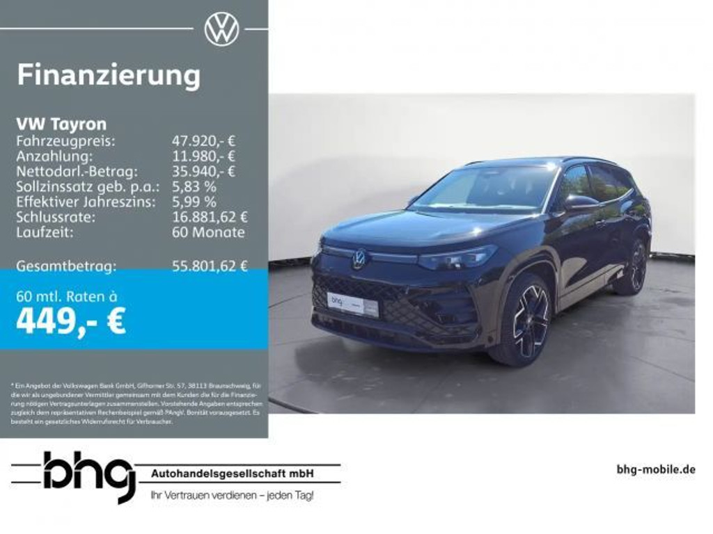 Volkswagen Tayron 4Motion R-Line