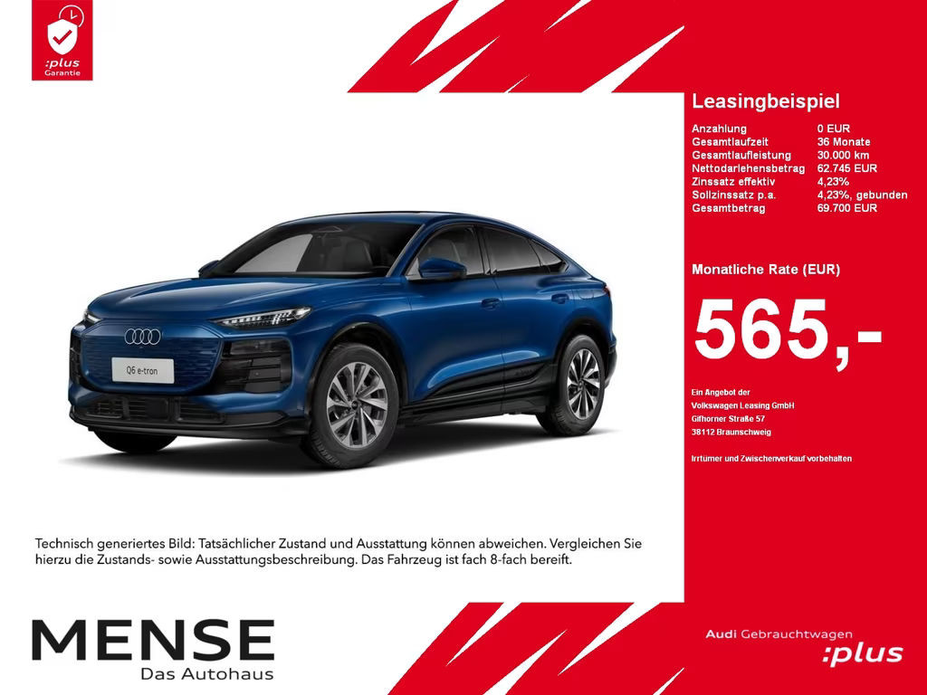 Audi Q6 e-tron Sportback Quattro