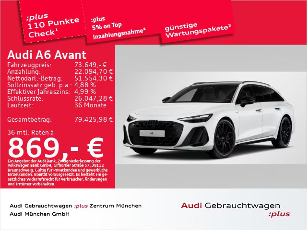 Audi A6 Avant Quattro S-Line