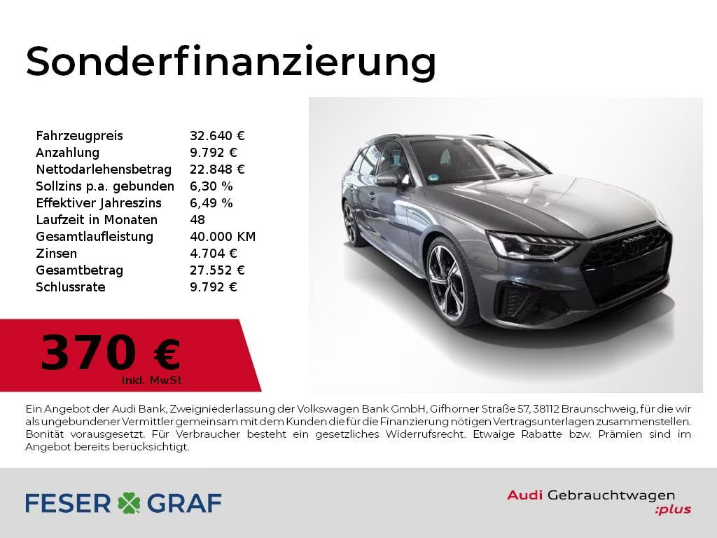 Audi A4 Avant S-Line S-Tronic 40 TDI