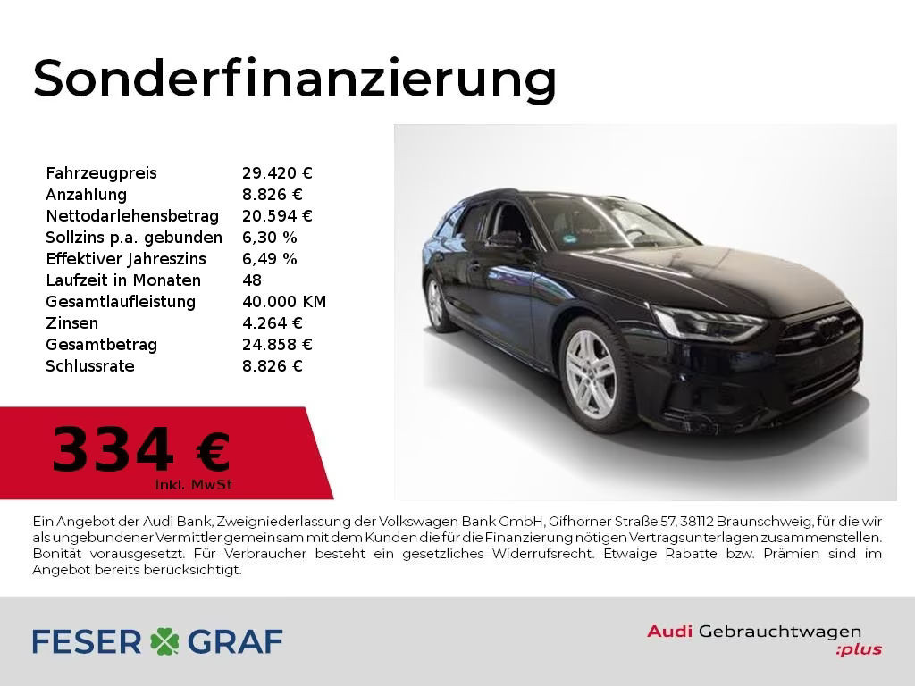 Audi A4 Avant Quattro 40 TDI