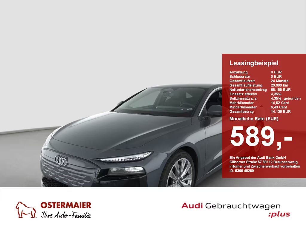 Audi A6 e-tron Sportback Quattro