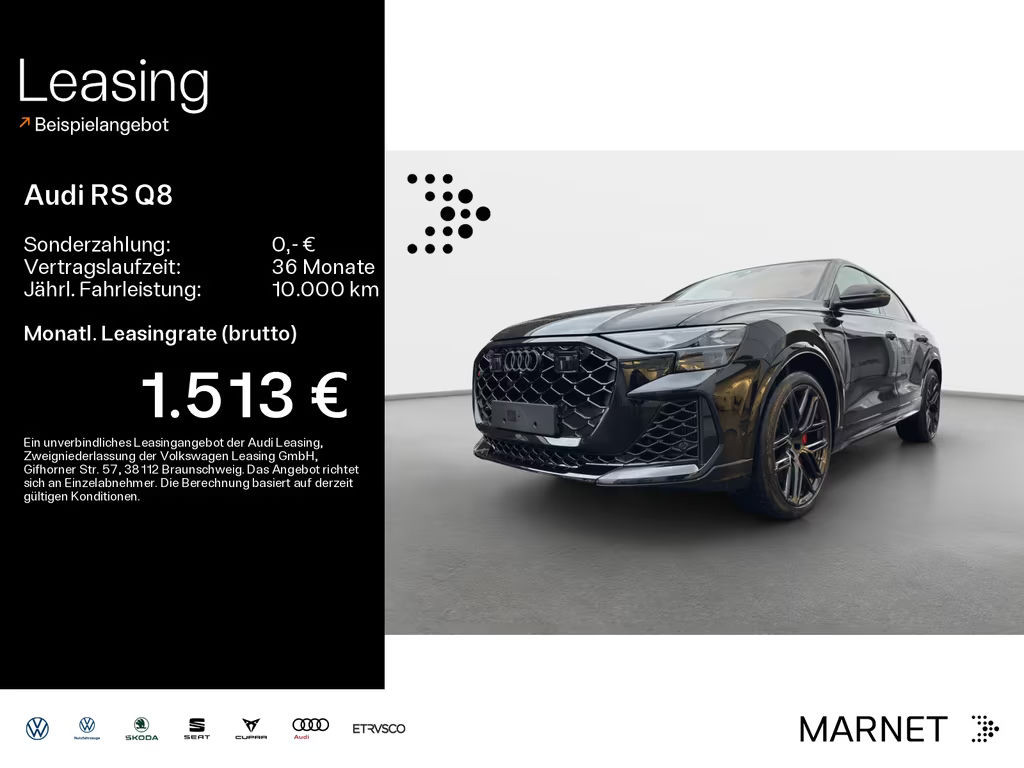 Audi RS Q8 RS Q8 SUV 441 kW tiptronic*B&OSOundsystem*Massag