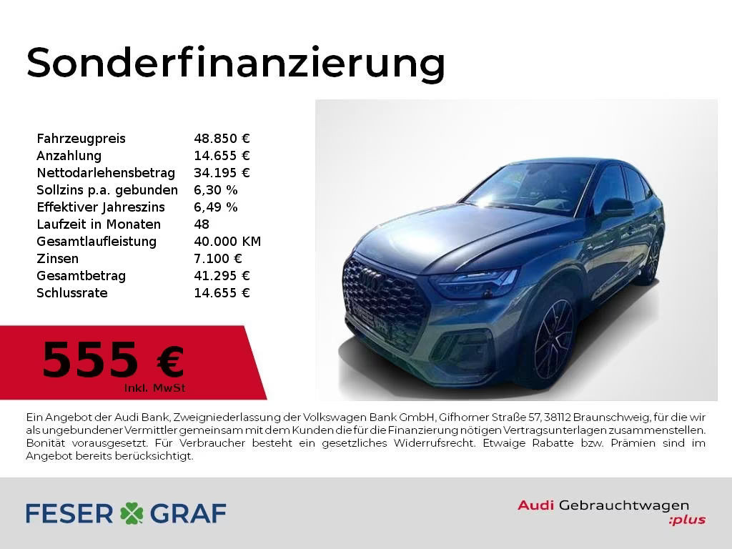 Audi Q5 Sportback S-Line 40 TDI