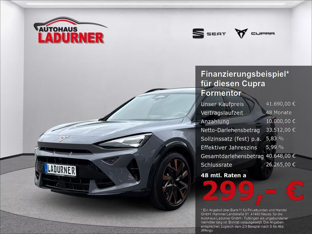 Cupra Formentor 4Drive 2.0 TSI DSG VZ