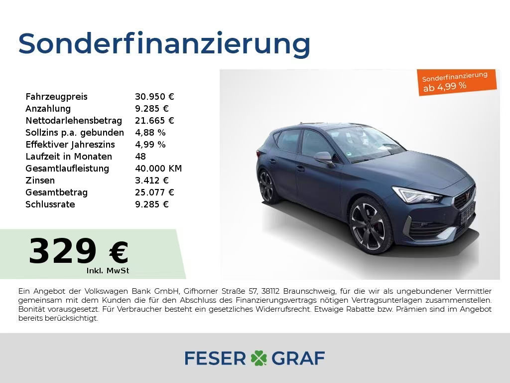 Cupra Leon 2.0 TSI DSG