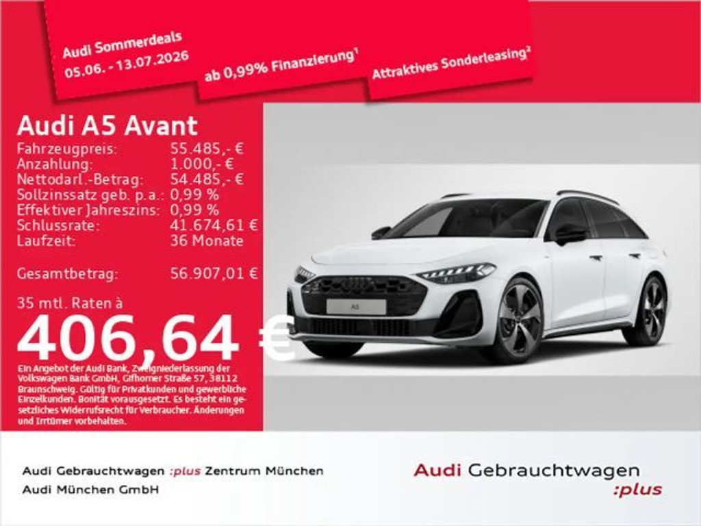 Audi A5 Quattro S-Line S-Tronic Hybride
