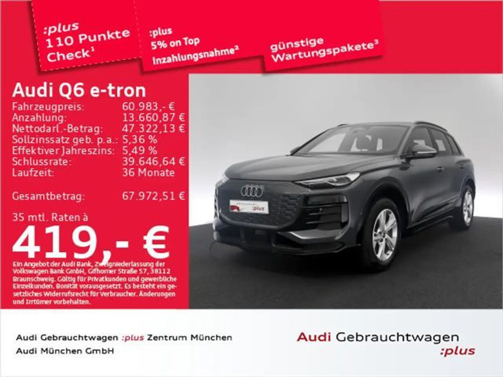 Audi Q6 e-tron Quattro