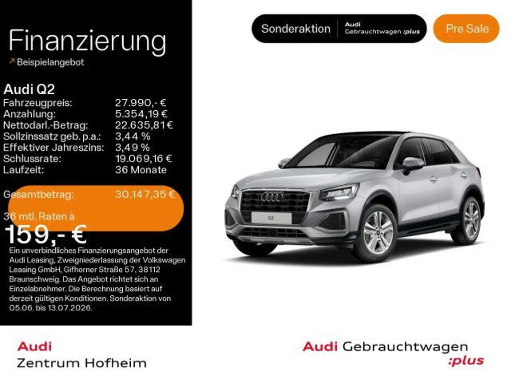 Audi Q2 Sport 30 TFSI