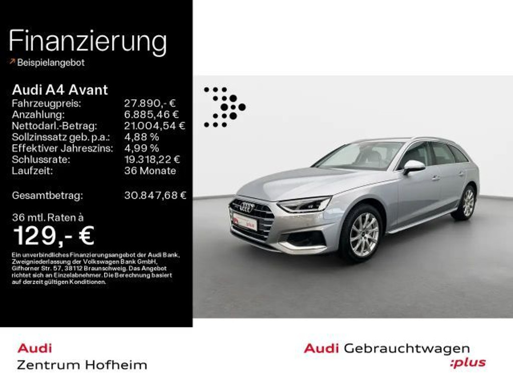 Audi A4 Quattro 40 TFSI